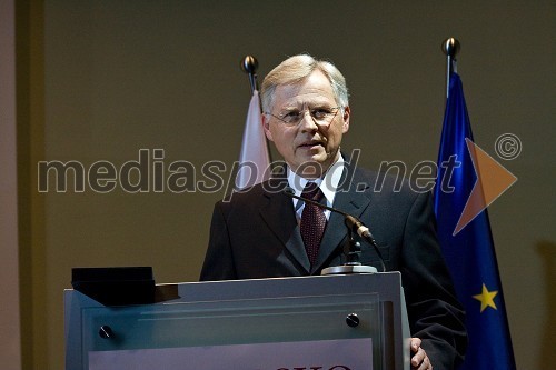 Zlatko Kavčič, prejemnik priznanja za življenjsko delo na področju managementa (nekdanji predsednik uprave Gorenjske banke)