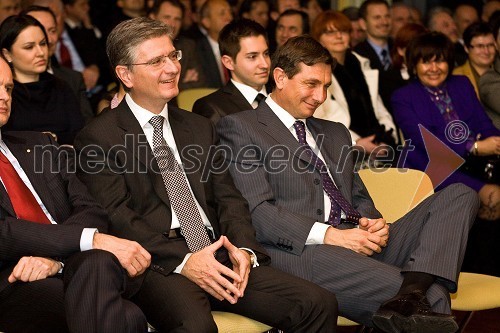 Franjo Bobinac, predsednik uprave Gorenje d.d. in Borut Pahor, predsednik Vlade RS