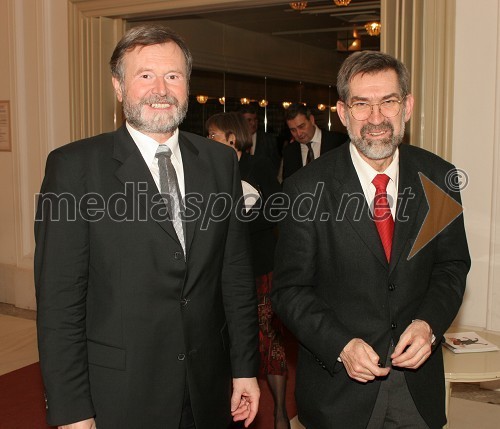 Prof. dr. Ivan Rozman, rektor Univerze v Mariboru in dr. Jure Zupan, minister za znanost, visoko šolstvo in tehnologijo