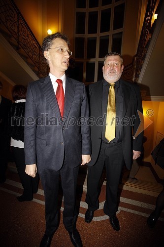 Igor Lukšič, minister za šolstvo in šport in Igor Majerle, ravnatelj Gimnazije Celje - Center