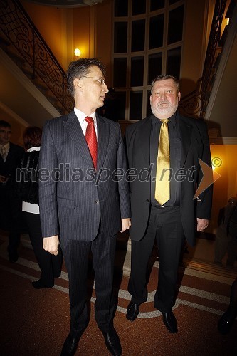 Igor Lukšič, minister za šolstvo in šport in Igor Majerle, ravnatelj Gimnazije Celje - Center