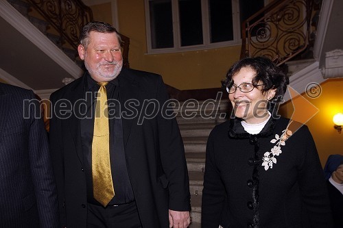 Igor Majerle, ravnatelj Gimnazije Celje - Center in Zdenka Čebašek Travnik, varuhinja človekovih pravic