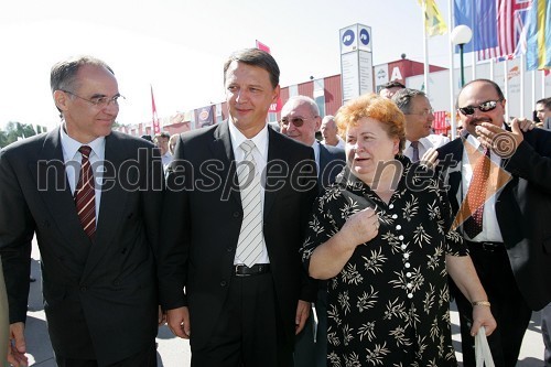..., Anton Rop, politik in Marija Pozsonec, nekdanja poslanka madžarske narodne skupnosti