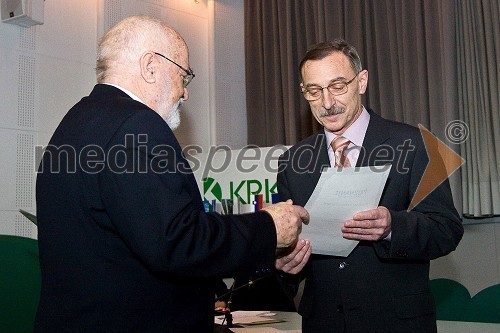 Prof. dr. Marjan Pajntar, dr. med., in prim. Jože Antonič, dr. med.