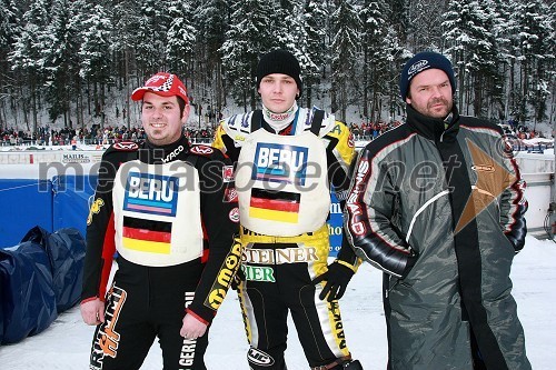 Florian Fürst, Stefan Pletschacher in Günter Bauer, ekipa Nemčije