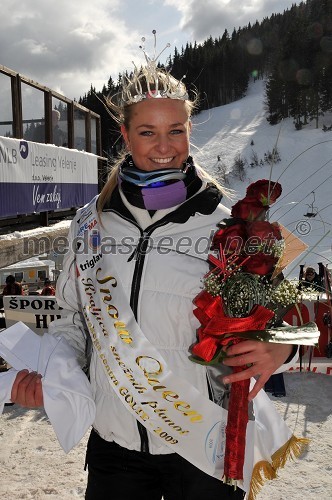 Tjaša Ošlak, manekenka in Snežna kraljica smučarskega centra Golte 2009