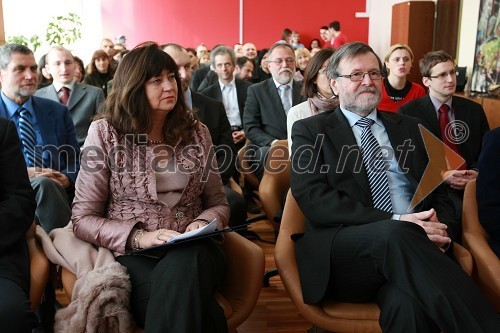 Nj. eksc. Guro Katharina Helwig Vikor, veleposlanica Kraljevine Norveške in prof. dr. Ivan Rozman, rektor Univerze v Mariboru