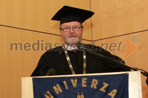 Prof. dr. Ivan Rozman, rektor Univerze v Mariboru