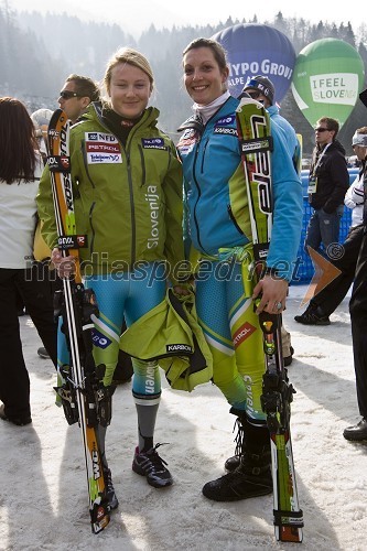 Ana Drev in Petra Robnik, alpski smučarki