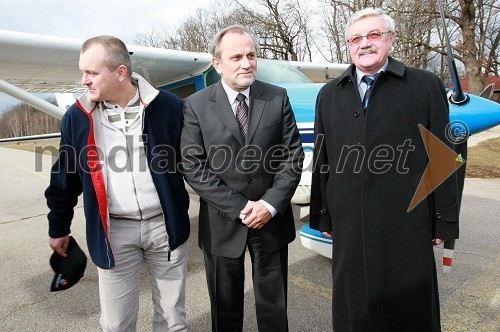 Franc Kangler, župan Mestne občine Maribor, Milan Pogačnik, minister za kmetijstvo, gozdarstvo in prehrano in Jožef Merkuš, župan občine Hoče-Slivnica