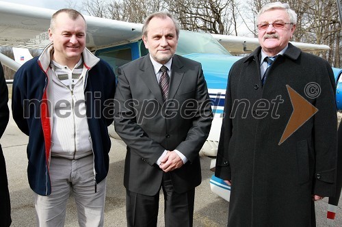 Franc Kangler, župan Mestne občine Maribor, Milan Pogačnik, minister za kmetijstvo, gozdarstvo in prehrano in Jožef Merkuš, župan občine Hoče-Slivnica