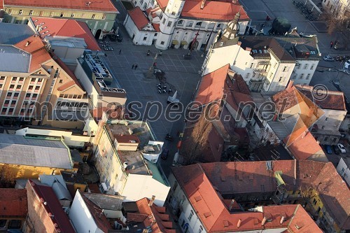 Središče mesta Maribor: Mariborski grad, nekdanja Mariborska mestna hranilnica, trg Svobode in Vetrinjska ulica, Astoria, Hotel Orel