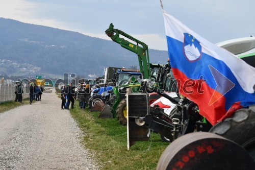 Protest kmetov v Mariboru