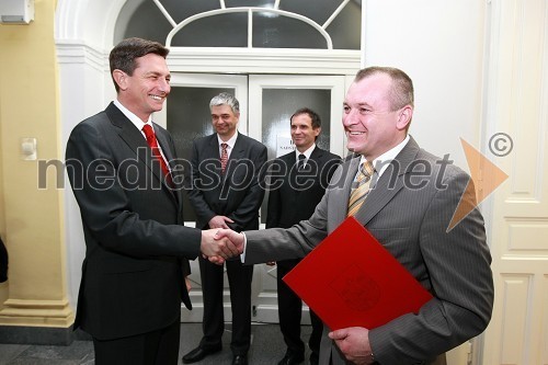 Borut Pahor, predsednik Vlade RS, mag. Boris Podvršnik, župan občine Zreče, prof. dr. Otmar Kugovnik, profesor na Fakulteti za šport in predsednik Slovenske univerzitetne športne zveze in Franc Kangler, župan Mestne občine Maribor