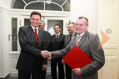 Borut Pahor, predsednik Vlade RS, mag. Boris Podvršnik, župan občine Zreče, prof. dr. Otmar Kugovnik, profesor na Fakulteti za šport in predsednik Slovenske univerzitetne športne zveze, Vili Rezman, župan občine Ruše in Franc Kangler, župan Mestne občine Maribor