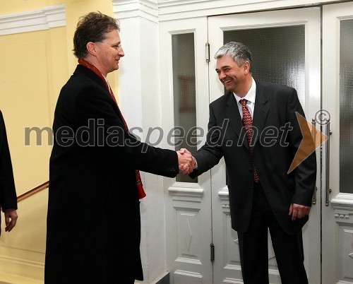 Igor Lukšič, minister za šolstvo in šport in mag. Boris Podvršnik, župan občine Zreče