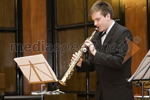 Oskar Laznik, saksofonist