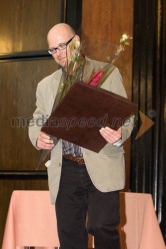 Bernard Nežmah, novinar in nagrajenec Sklada Josipa Jurčiča za leto 2008