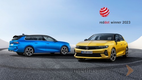 Opel Astra prejela nagrado Red Dot Award 2023