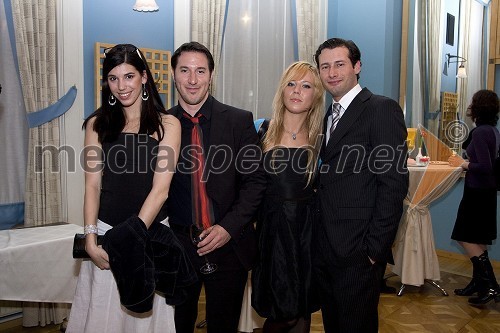 Tjaša Resnik, Jan Bučar, igralec, Katja Kordin in Gregor Cesar, koreograf