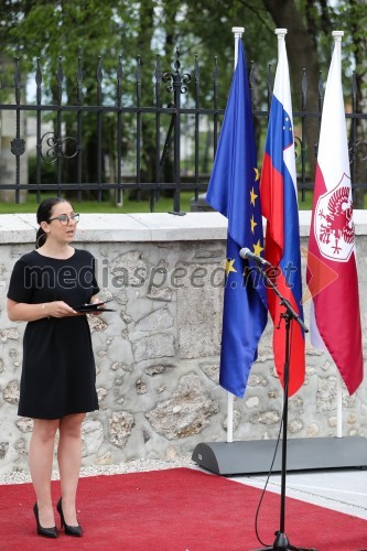 Odprtje Parka slovenske himne v Kranju