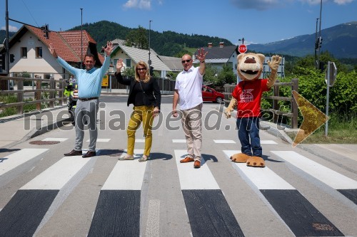 Prvi 3D prehod za pešce v Občini Bled
