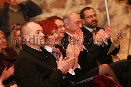 Franc Kangler, župan Maribora, Majda Širca, ministrica za kulturo, Mirjana Koren, direktorica Pokrajinskega muzeja Maribor, Janez Ujčič, generalni direktor RTS in mestni svetnik MOM, in dr. József Györkös, državni sekretar Ministrstva za visoko šolstvo, znanost in tehnologijo