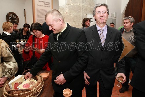 Franc Kangler, župan Maribora, in Avgust Heričko, mestni svetnik MOM