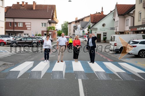 Prvi 3D-prehod za pešce v občini Trebnje