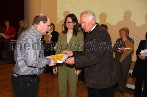 ..., Karin Bejo, predsednica ocenjevalne komisije Hortikulturnega društva Maribor, in ...