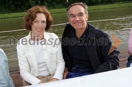 Direktor Pomurskega sejma Janez Erjavec in njegova žena Helene