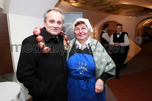 Milan Pogačnik, minister za kmetijstvo, gozdarstvo in prehrano in Lükarica