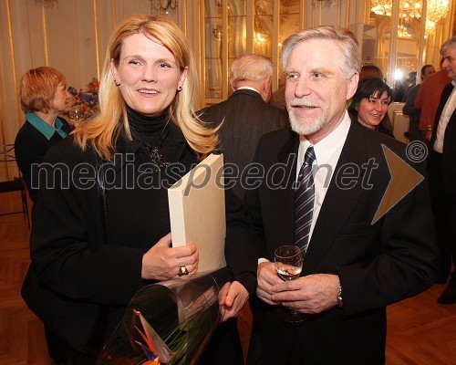 Karmina Šilec, dirigentka, avtorica glasbeno-scenskih projektov ter dobitnica Glazerjeve nagrade in Franci Pivec, predsednik odbora za podelitev Glazerjevih nagrad