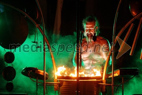 Ognjena predstava Lumierie italijanske skupine Opera Fiammae