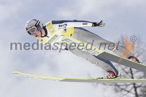 Gregor Schlierenzauer, avstrijski smučarski skakalec in zmagovalec svetovnega pokala v smučarskih skokih za sezono 2008/2009