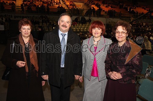 Bogdan Čepič, poslanec Državnega zbora RS s soprogo, Nevena Tea Gorjup, predsednica kluba Vesna in mag. Majda Potrata, poslanka