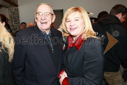 Josip Boljkovac, nekdanji notranji minister Republike Hrvaške, in Renata Brunskole, županja občine Metlika