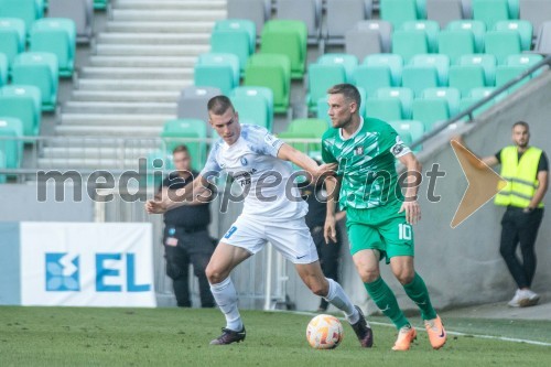 Nogometna tekma 6. kola Prve Lige Telemach med NK Olimpija Ljubljana in NK Celje