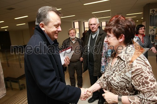 Anton Guzej, generalni direktor RTV Slovenija in mag. Polona Pivec, odg. urednica TV Maribor