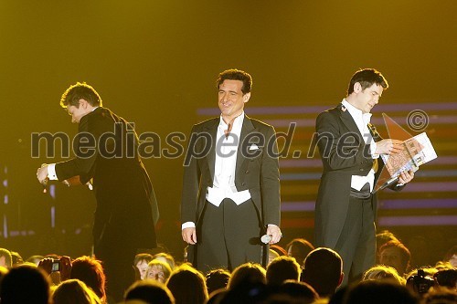 David Miller, Carlos Marin in Sebastien Izambard, člani skupine Il Divo