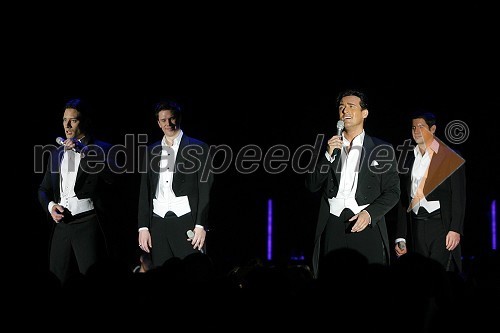 Urs Buhler, David Miller, Carlos Marin in Sebastien Izambard, skupina Il Divo