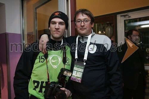 Marko Pigac, fotograf in Smiljan Kreže, organizator