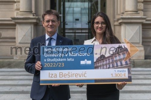 Najboljša študentka Univerze v Mariboru je Iza Beširević