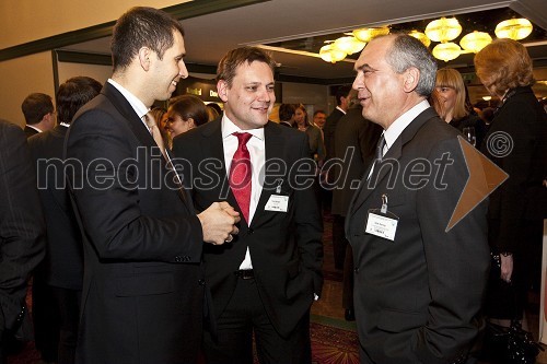 ..., Toni Balažič, predsednik uprave Fructal d.d. in Iztok Seničar, predsednik uprave Kovintrade d.d.