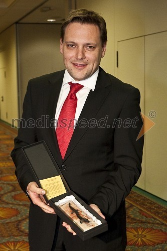 Toni Balažič, predsednik uprave Fructal d.d. in dobitnik nagrade Mladi manager 2009