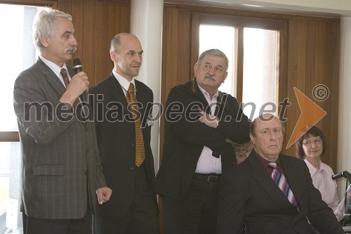 mag Franc Hočevar, predsednik ZPM (Zveze prijateljev mladine) Slovenije, mag. Robert Cugelj, direktor Inštituta RS za rehabilitacijo, mag. Janez Jug, slovenski politik, poslanec in ekonomist in Ivan Peršak, nekdanji predsednik Zveze paraplegikov