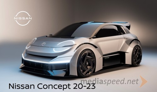 Nissan je v počastitev 20. obletnice svojega oblikovalskega studia v Londonu razkril oblikovno študijo Concept 20-23