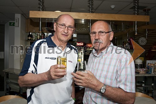 Toni Možic in Janez Šafarič, nekdanja rokometaša