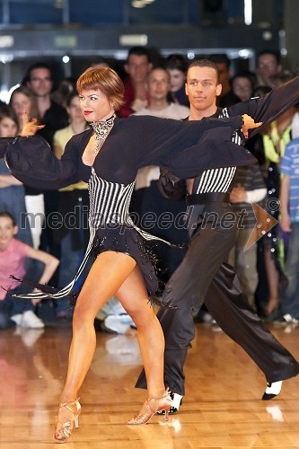 Kristijan Burazer in Martina Plohl (PK Urška)