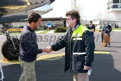 Raimund Riedman, pilot letala Douglas DC-6B in ...